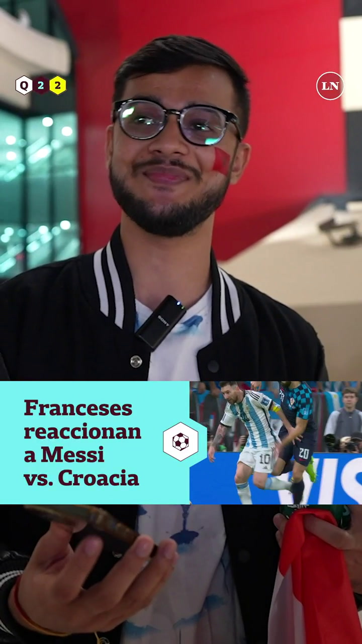 Confiados los hinchas franceses esperar la final contra la Argentina