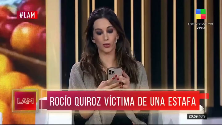 La estafa que sufrió Rocío Quiróz