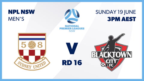 Sydney United 58 FC v Blacktown City FC