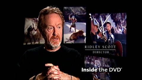 Gladiator: Extended Edition Inside The DVD