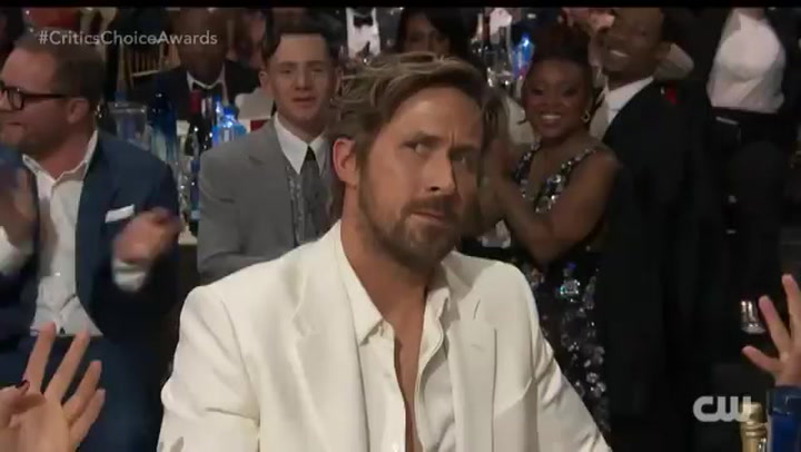 La cara de Ryan Gosling en los Critic´s Choice Awards que se convirtió en meme