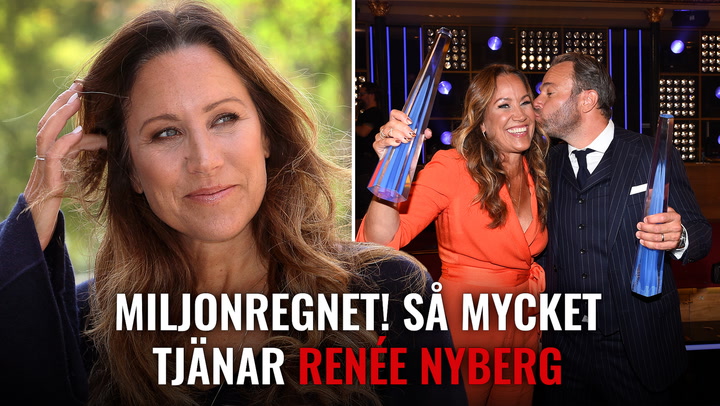 Miljonregnet över Renée Nyberg – så mycket tjänar hon