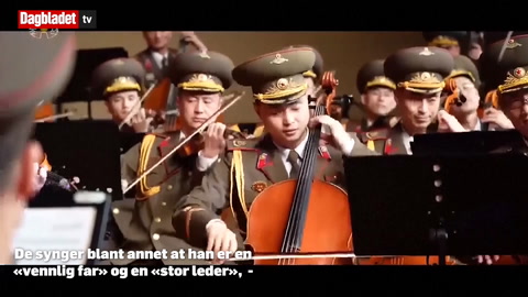 Video: Hyller Kim Jong-Un i ny sang