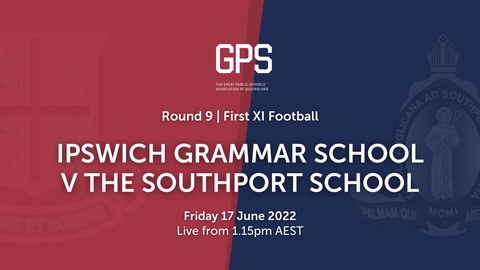 17 June - GPS QLD Football - R9 - Ipswich Grammar v The Southport