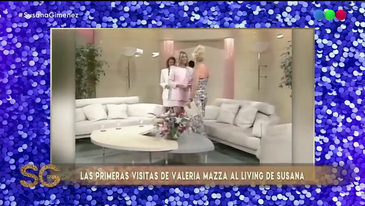 Valeria Mazza estuvo en el programa de Susana y juntas recordaron visitas anteriores