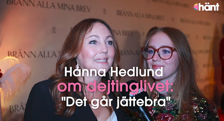 Därför vill Hanna Hedlund hålla sitt dejtingliv hemligt
