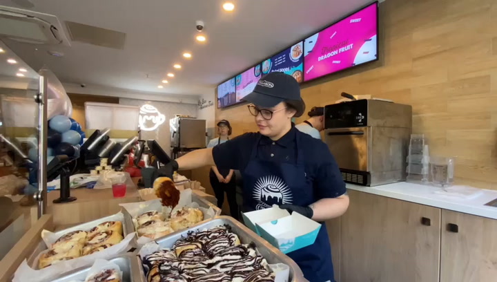 Look inside American bakery Cinnabon as it opens Newcastle cafe in ...