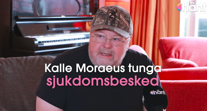 Kalle Moraeus tunga sjukdomsbesked: ”Fruktansvärt”