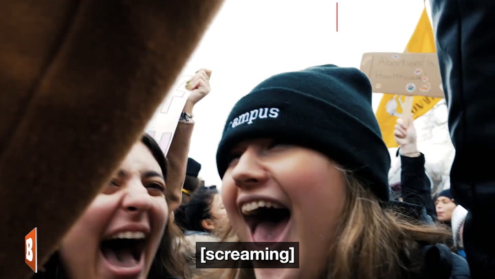 MELT DOWN!! Feminists SCREAM THEIR HEADS OFF at Pro-Lifers During 2023 Women's March