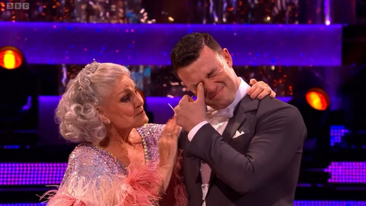 Strictly's Angela Rippon reduces Kai Widdrington to tears as she exits competition