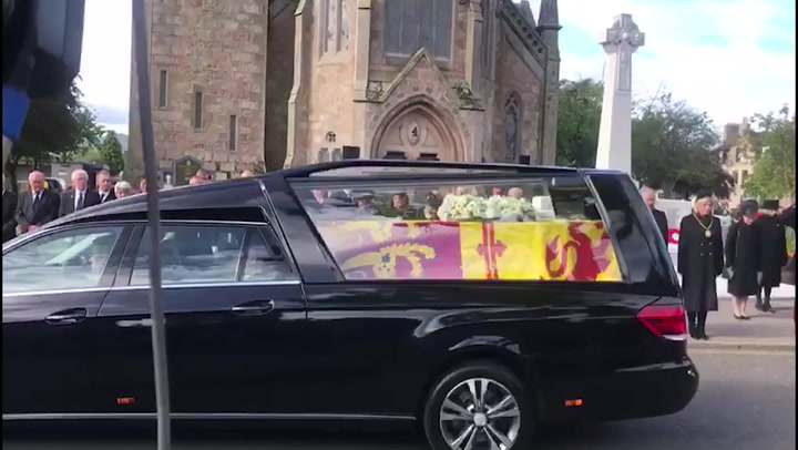 Princess Anne follows Queen's coffin as monarch makes 'final journey'
