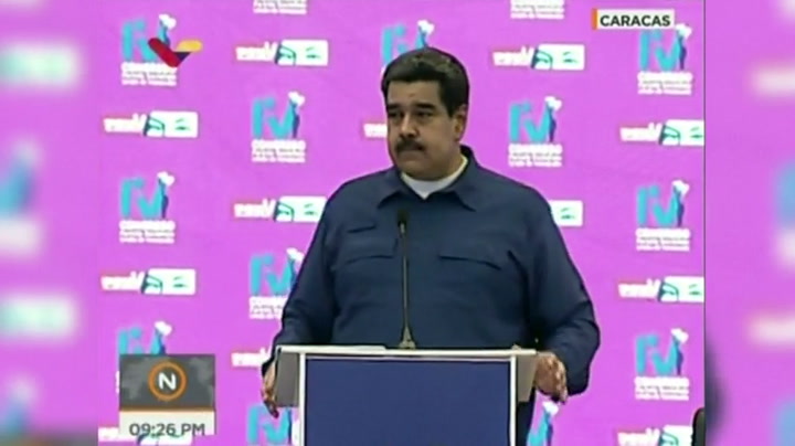 Maduro asumió por primera vez la responsabilidad de la crisis del país - Fuente: AFP