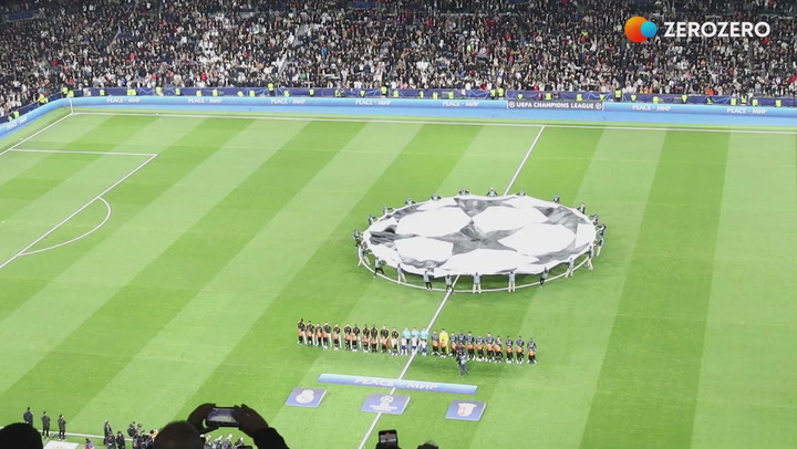 Em Madrid, o hino da Champions tocou e os adeptos do Braga fizeram-se ouvir