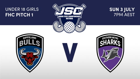 3 July - Hockey Vic Jsc - Fc1 - Bulls V Sharks