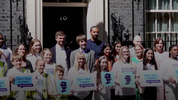 Rio Ferdinand calls for social media reform as he launches anti-bullying campaign at Downing Street