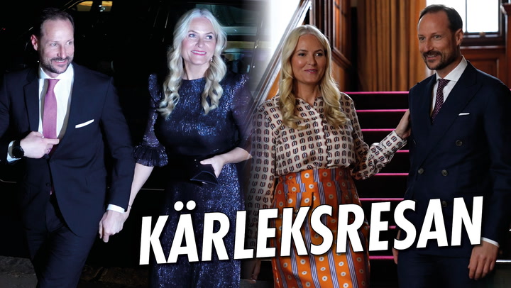 Mette-Marit & Haakon på kärleksresa – allt fångas på film