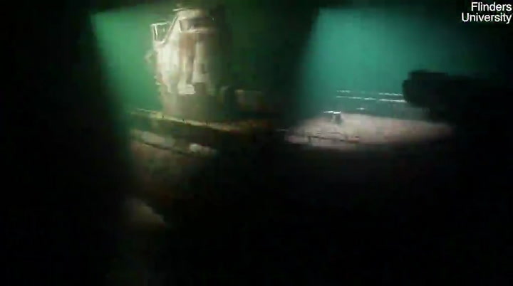 Así se ve hoy un letal submarino japonés que naufragó durante la Segunda Guerra Mundial