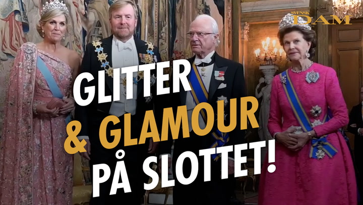 Glitter & glam – dags för galamiddag på Kungliga slottet!