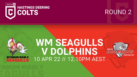 Wynnum Manly Seagulls U21 - HDC v Redcliffe Dolphins U21 - HDC