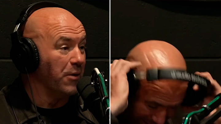 'I'm literally done': Dana White storms off podcast in first minute leaving host stunned