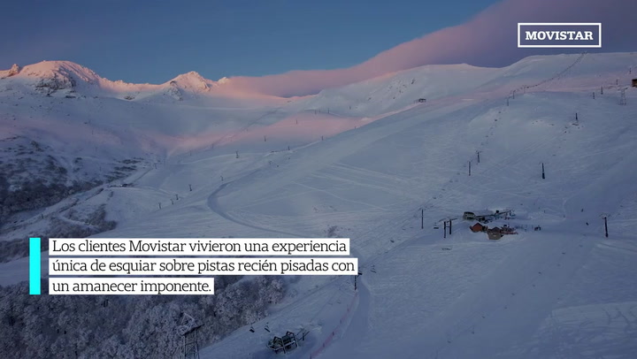 Con mucha nieve, volvió el Ski Day & Night de Movistar en Bariloche