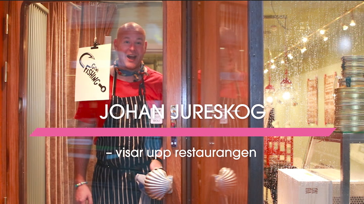 Johan Jureskog visar upp unika rummet: ”Garvat laxskinn”