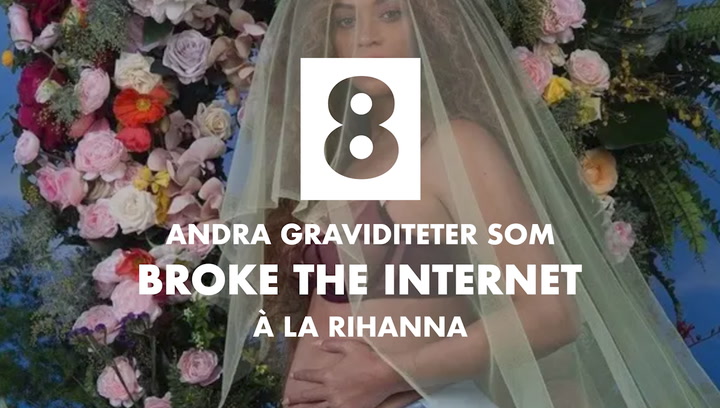 8 andra graviditeter som broke the internet à la Rihanna