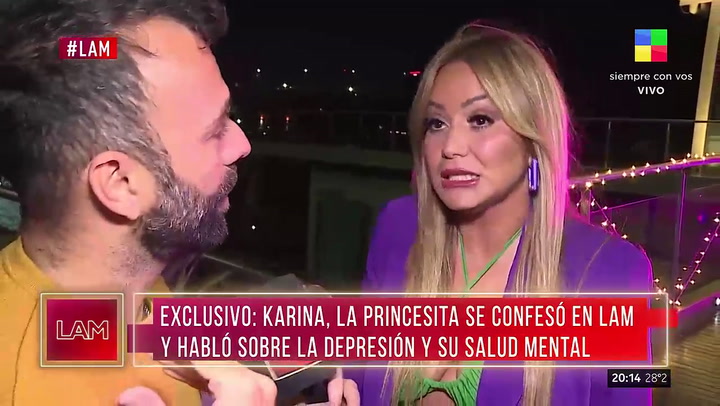 Karina La Princesita contó que sufre depresión hace años