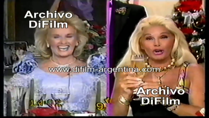 Susana Giménez y Mirtha Legrand (1992) - Fuente: Archivo DiFilm