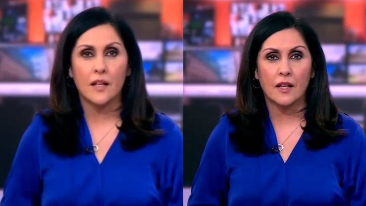 Watch viral BBC presenter's full countdown before making rude gesture on camera