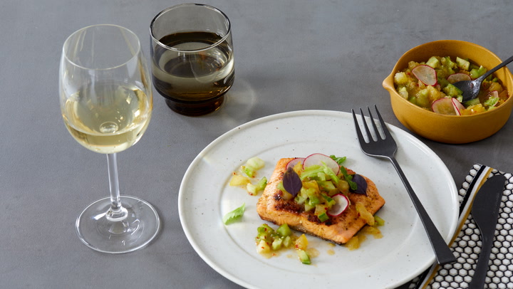 A Perfect Match: Grilled Sea Trout with Godello