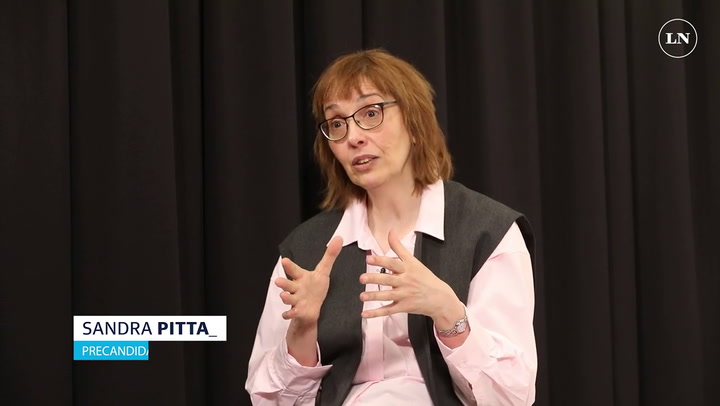 Sandra Pitta: 'No se puede consensuar con gente psicópata'