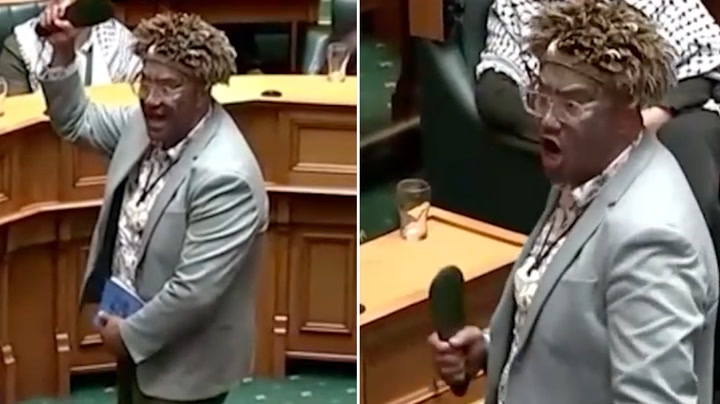 New Zealand politician performs haka before making oath to King Charles in parliament