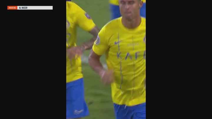 Al Nassr goleou, Ronaldo estreou-se a marcar assim...