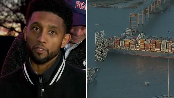 Key Bridge collapse 'something out of an action movie', says Baltimore's mayor