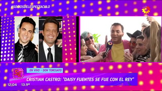 Cristian Castro habló de su mala relación con Luis Miguel
