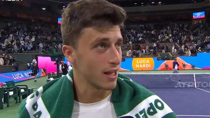 Luca Nardi reacts after beating World No 1 Novak Djokovic: 'It is a miracle'