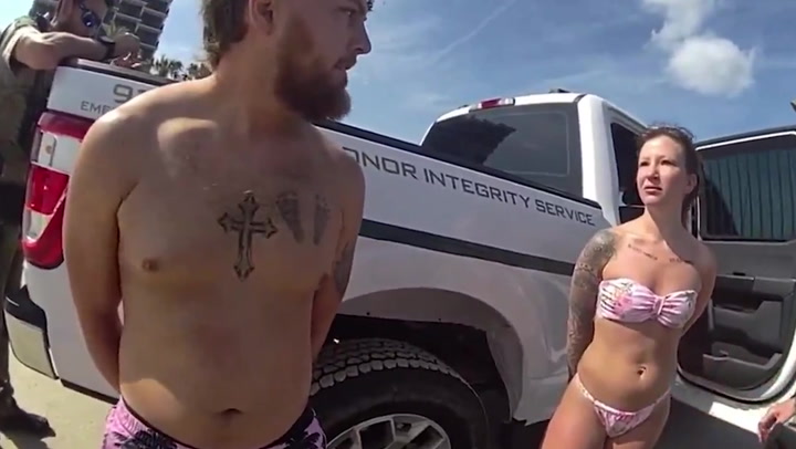 Couple pass out drunk on Florida beach and lose their children
