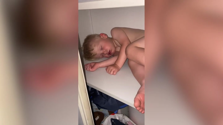 Toddler refuses to sleep anywhere but cot - including shelves and cupboards