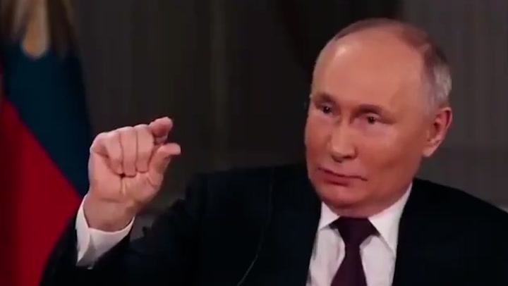 Putin claims Boris Johnson talked Ukraine out of peace deal