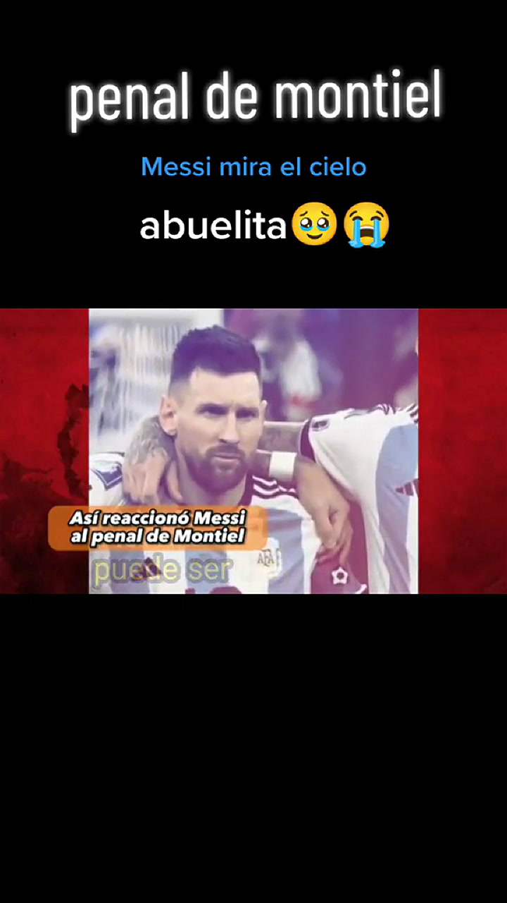 La dedicatoria de Lionel Messi a su abuela Celia en la final del Mundial