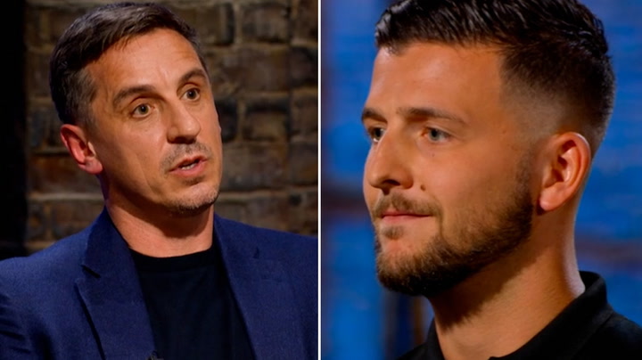 Gary Neville hands lifeline to Dragons' Den contestant who gets no investors