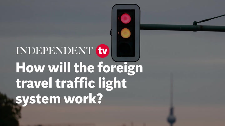 How will the traffic light system for foreign travel work?