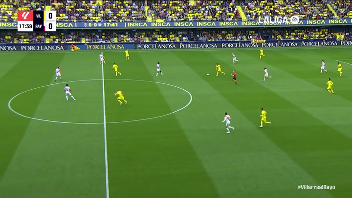 Gol de Sorloth (1-0) en el Villarreal 3-0 Rayo Vallecano