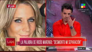 Rocío Marengo desmintió su supuesta separación de Eduardo Fort