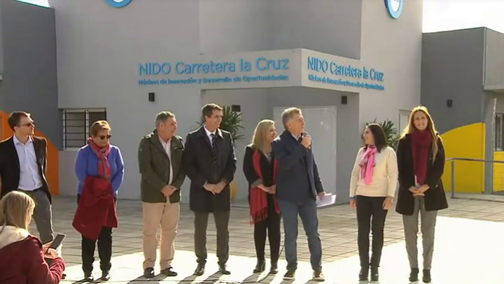 Mauricio Macri recorrió el Centro NIDO en Entre Ríos - Fuente: Casa Rosada