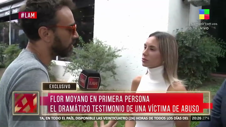 Flor Moyano se quebró después de ratificar su denuncia a Juan Martino: “Fue manipulándome y me sometió” 