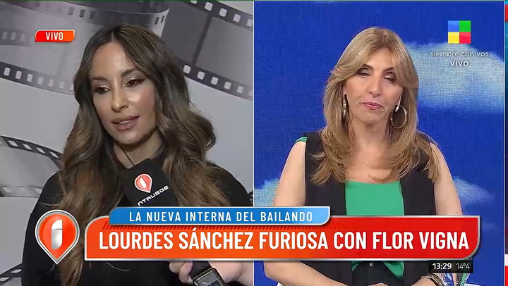 Lourdes Sanchez rompio en llanto a referirse a los dichos de Flor Vigna