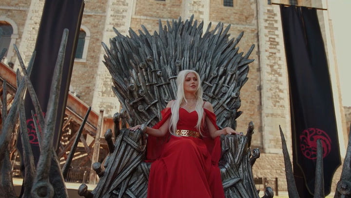 Game of Thrones' Iron Throne installed at the Tower of London