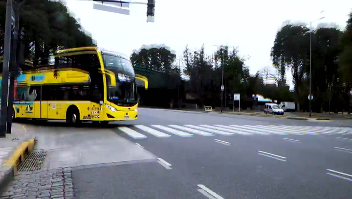 La primera chofer del bus de Buenos Aires